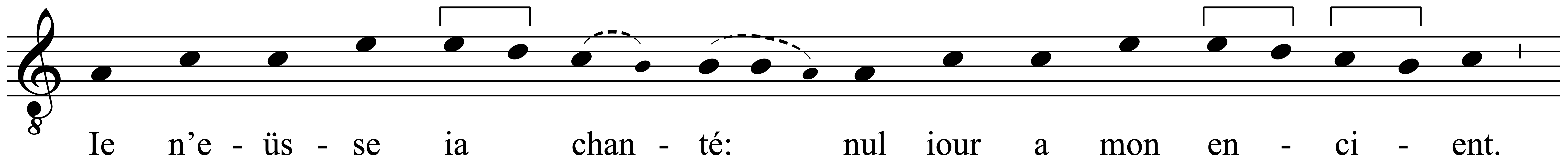 Work musical notation